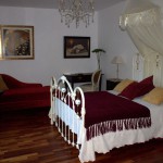 Habitacion doble faladoiro en casa rural As Seis Chemineas
